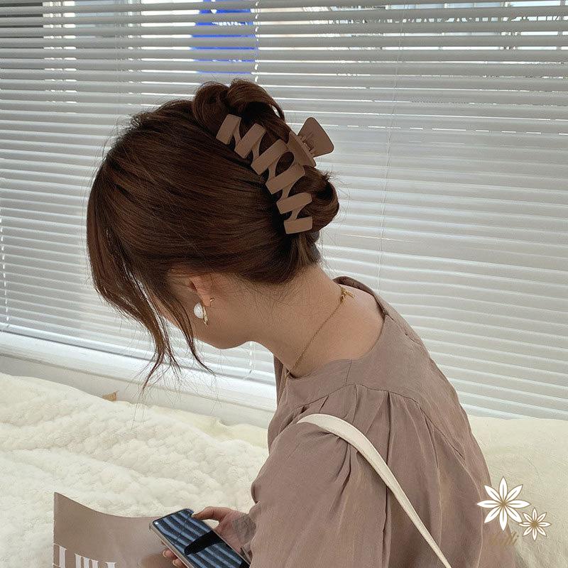 【Kifli】Kẹp tóc càng cua cỡ lớn phong cách Hàn Quốc thanh lịch