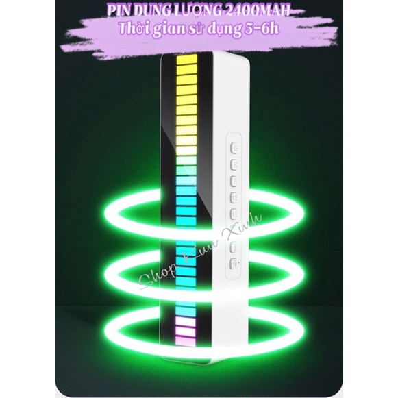 Loa bluetooth M8. Loa bluetooth ánh sáng đèn LED . Loa buetooth mini giá rẻ