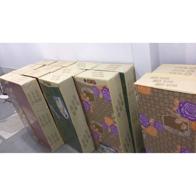 CHỈ GIAO HÀ NỘI - Đệm bông ép Korea Hàn Quốc, đủ kích thước 1m2 đến 1m8 đệm gấp 3