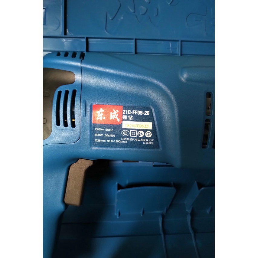 Máy khoan điện 3 chức năng, chính hãng, công suất 800w, Dongcheng, máy khoan bê tông