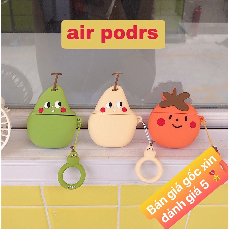 Case Vỏ Bao Airpods Đựng Tai Nghe Cho Airpod 1&amp;2 Chất Liệu Silicon Dẻo Hỗ trợ Airpods i11 i12 i18 i100