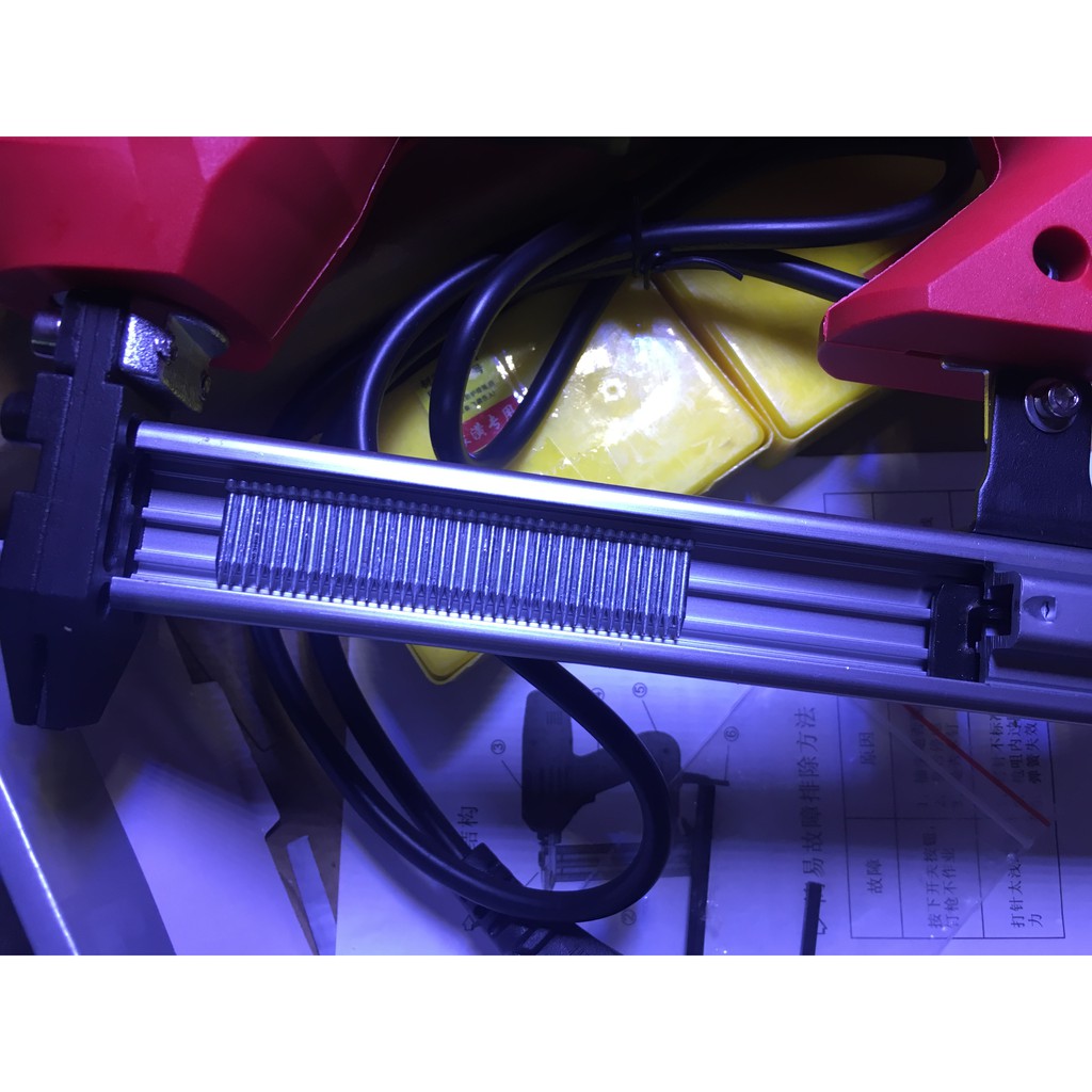 SÚNG BẮN ĐINH BÊ TÔNG _  DÙNG ĐIỆN 220V - màu cam