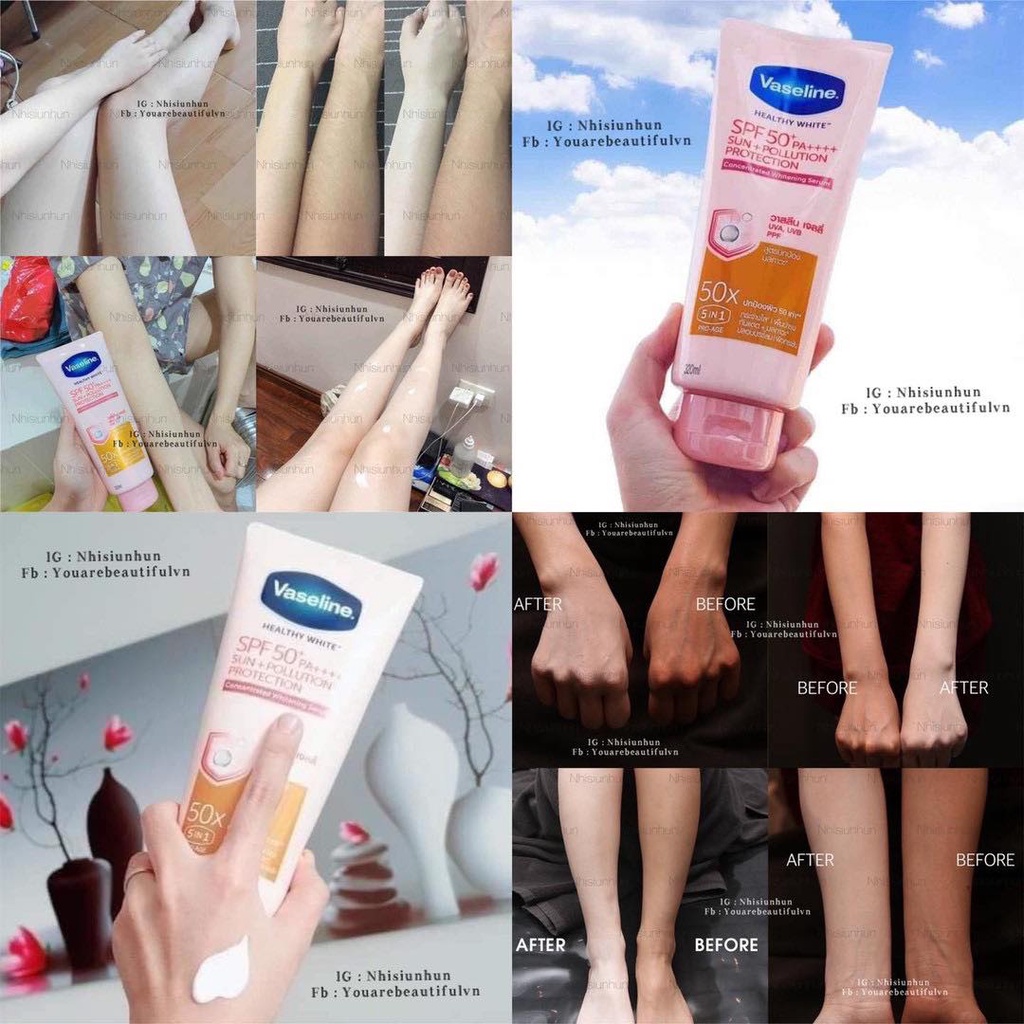 Dưỡng thể Vaseline 50X