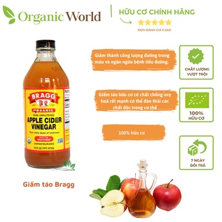 Giấm táo hữu cơ - Apple Cider Vinegar BRAGG 946ml