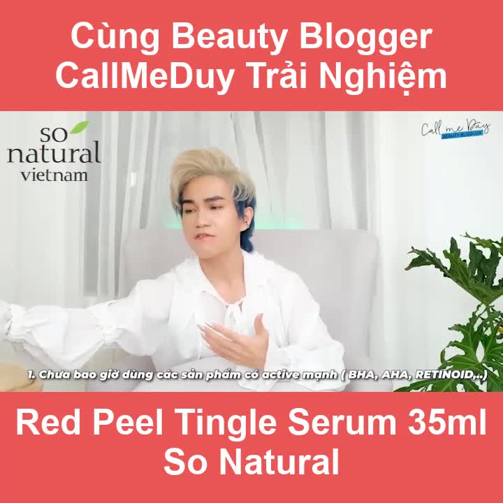 [35ML] Serum Tinh Chất Red Peel So Natural - Peel Da Lành Tính, Đào Thải Tế Bào Chết & Làm Sáng, Không Bong tr.ó.c | BigBuy360 - bigbuy360.vn