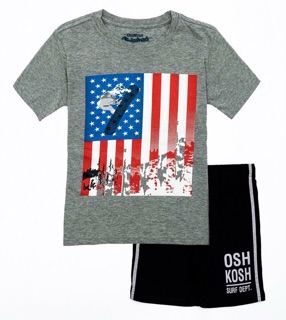 2/ Bộ OshKosh bé trai.