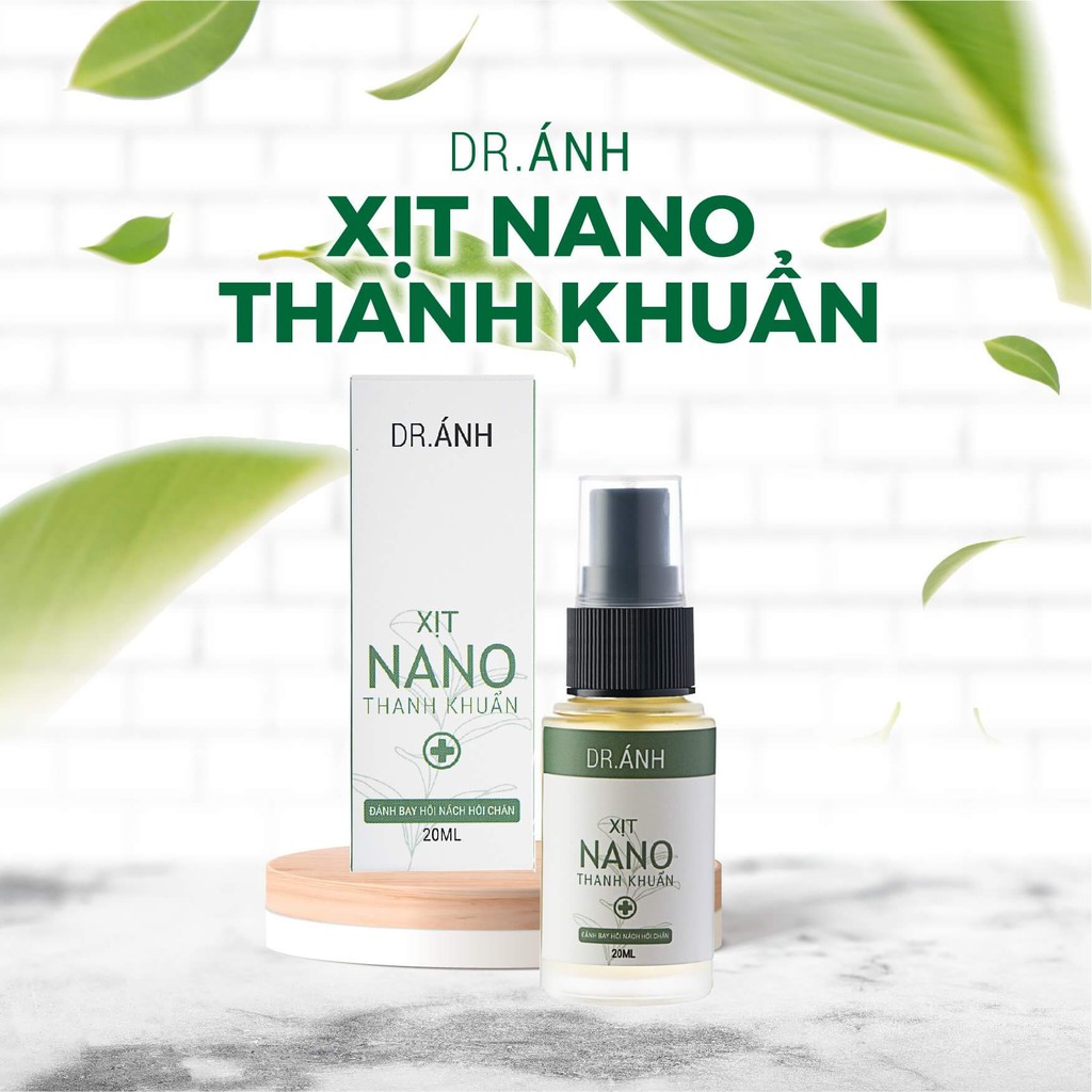 Xịt nano thanh khuẩn Dr. Ánh Khử mùi hôi nách hôi chân