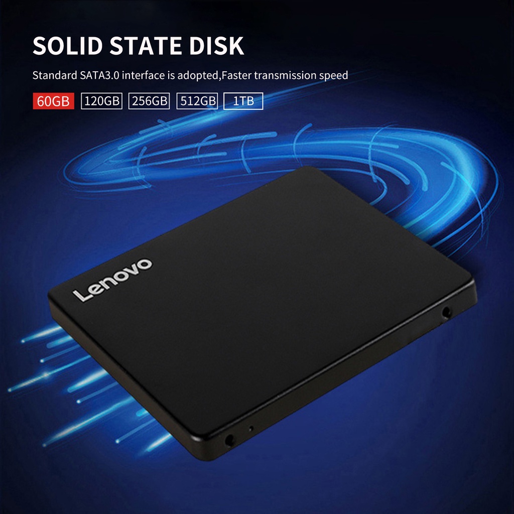 Ổ cứng di động trạng thái rắn Lenovo SL700 2.5&quot; 500MB/s dung lượng lớn 60GB 120GB 256GB 512GB 1TB SATA3.0