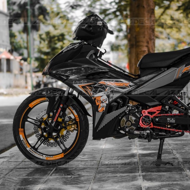 Tem Xe Exciter 150 Mẫu KING | EX15024 | Tem Rời Ex150 Cao Cấp Chống Nước, Decal Chống Bay Màu
