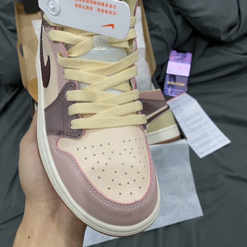 GIÀY AIR JD1 MID MILK TEA BROWR 1:1 SC [ FULL BOX + FREE SHIP ] | BigBuy360 - bigbuy360.vn
