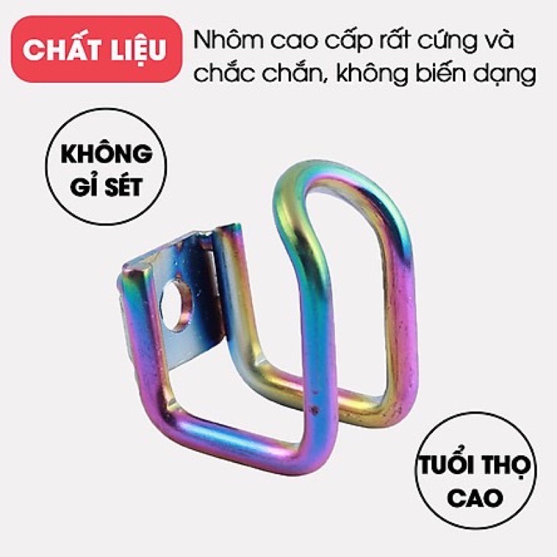 Móc treo đồ Xe Máy Titan 7 màu Cực Xịn kèm ốc