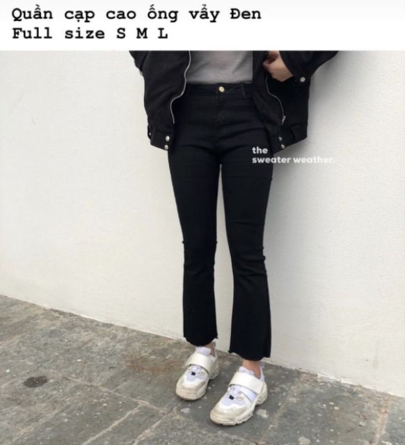 Quần loe đen