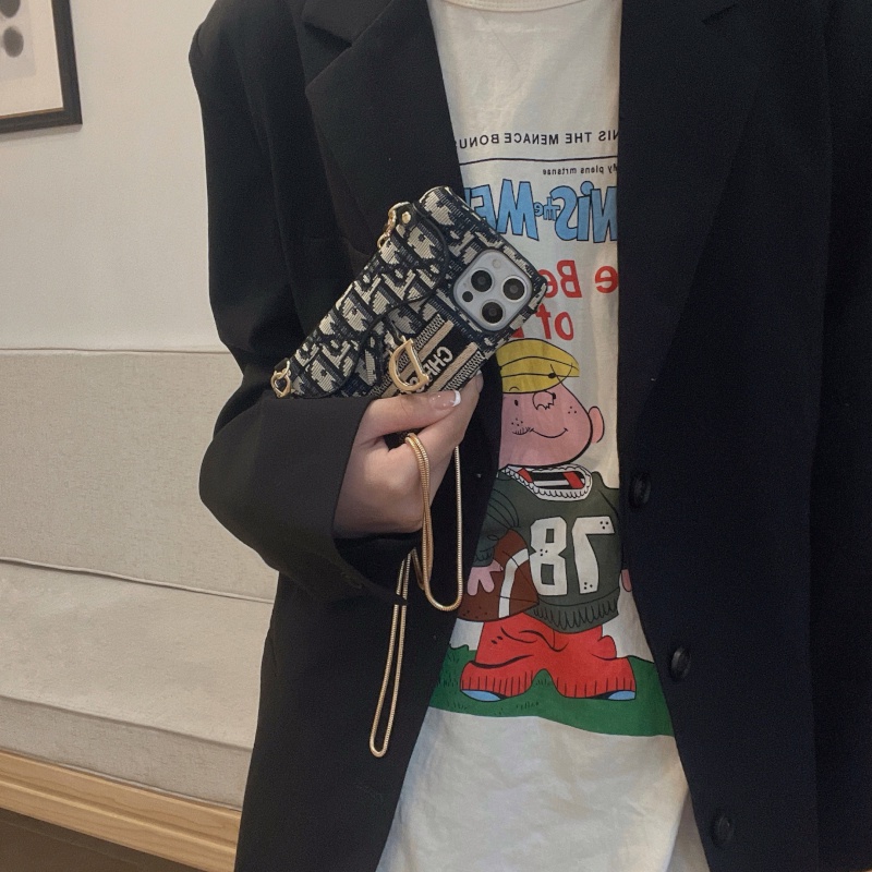 Ốp điện thoại dạng ví thêu họa tiết có giá đỡ cho iphone13 promax 12 11 X XR XSMAX 7/7p