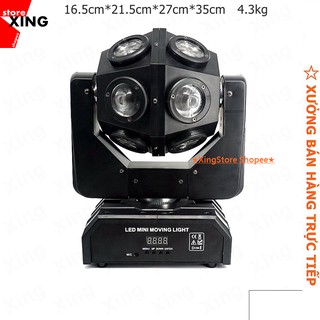 ĐÈN MOVING 12 MẮT 7 MÀU Đèn sân khấu