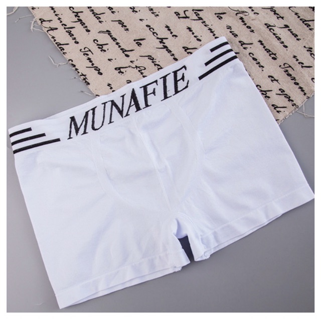 Quần xịp đùi Boxer Munafie Dệt Kim Co Giãn 4 Chiều + Túi Zip