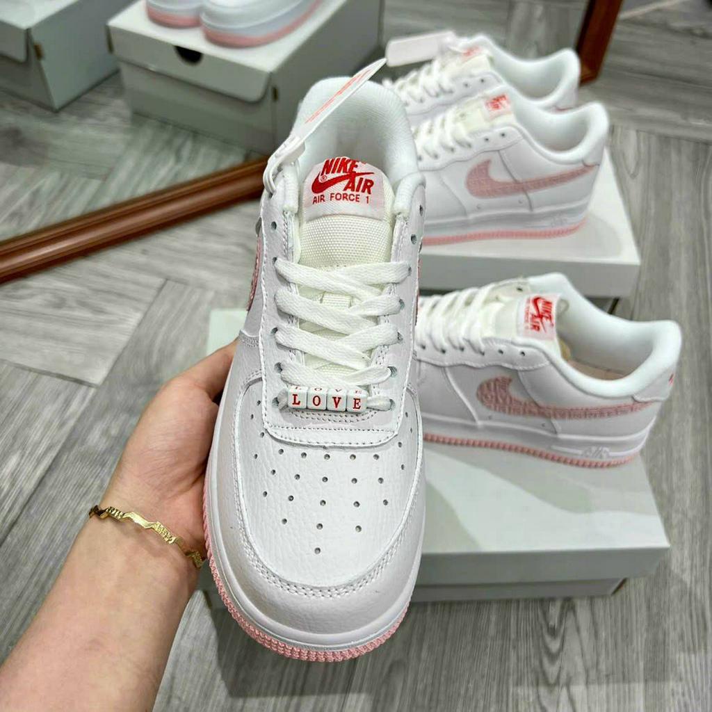Giày Air Foce1 Low Valentine Day Ver2 2023 ,Af1 Pink Love Phiên Bản Giới Hạn Cao Cấp