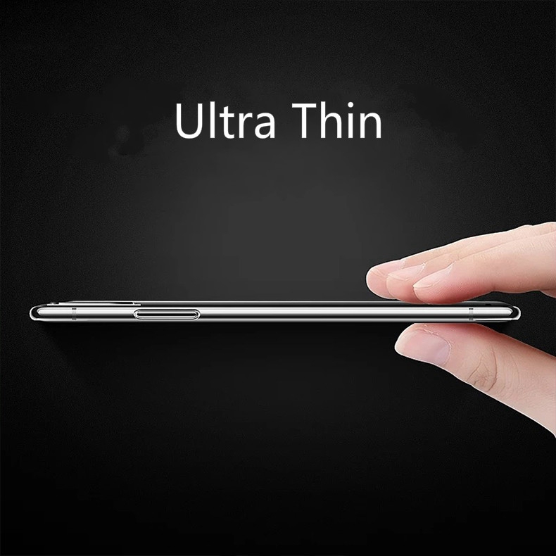 Ốp Điện Thoại Trong Suốt Cho Xiaomi Mi 6X 5X A1 A2 A3 Mi 8 9 SE Mi 10 Lite Note 10 Pro CC9 CC9E Pro Mix 2 2s 3 Mi 5s Plus
