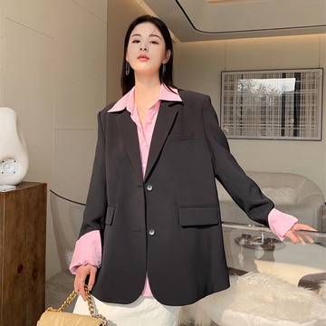 Áo khoác blazer dáng rộng thời trang mùa thu phong cách Hàn Quốc cho nữ