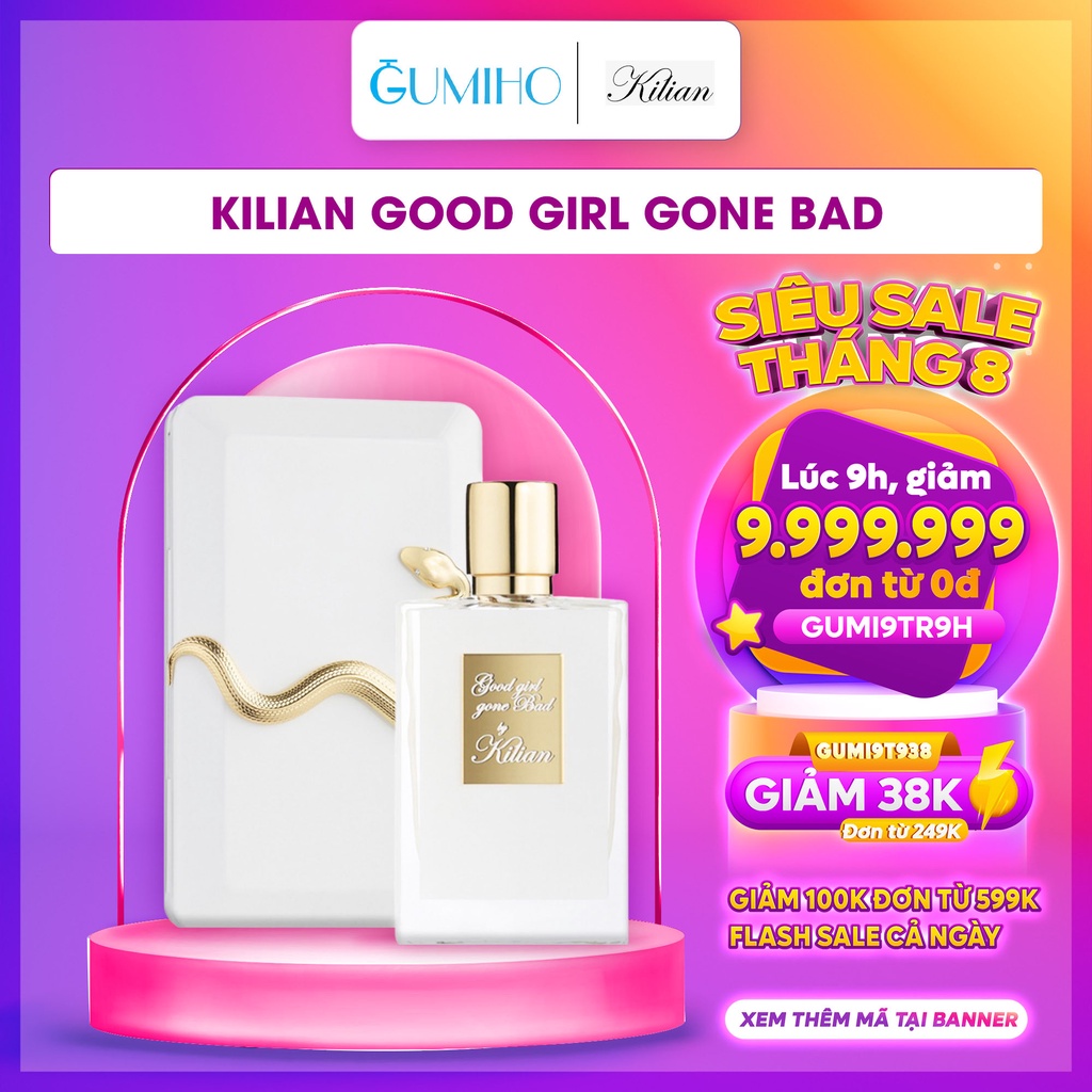 Nước Hoa Nữ Rắn Trắng Kilian Good Girl Gone Bad - Mùi hương của Quyền Lực và Sang Trọng - Gumihoperfume