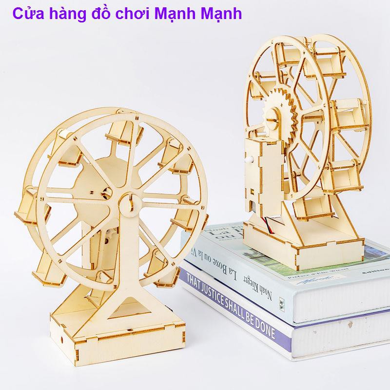 Khoa học và công nghệ trẻ em Sản xuất nhỏ Mô hình đu quay sinh tài liệu làm thủ đồ chơi thí nghiệm giáo dục