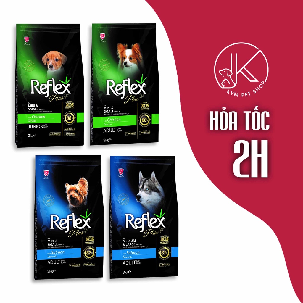 REFLEX plus – Thức ăn hạt khô cho chó cưng siêu cao cấp Thổ Nhĩ Kỳ