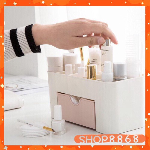 Kệ mỹ phẩm để bàn 1 ngăn kéo  - shop8868