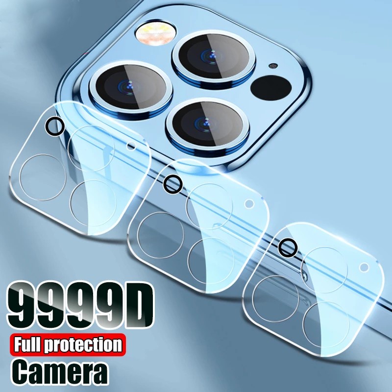 Kính cường lực bảo vệ ống kính camera sau điện thoại 3D HD trong suốt 9H thích hợp cho 13 Pro/ Pro Max 12