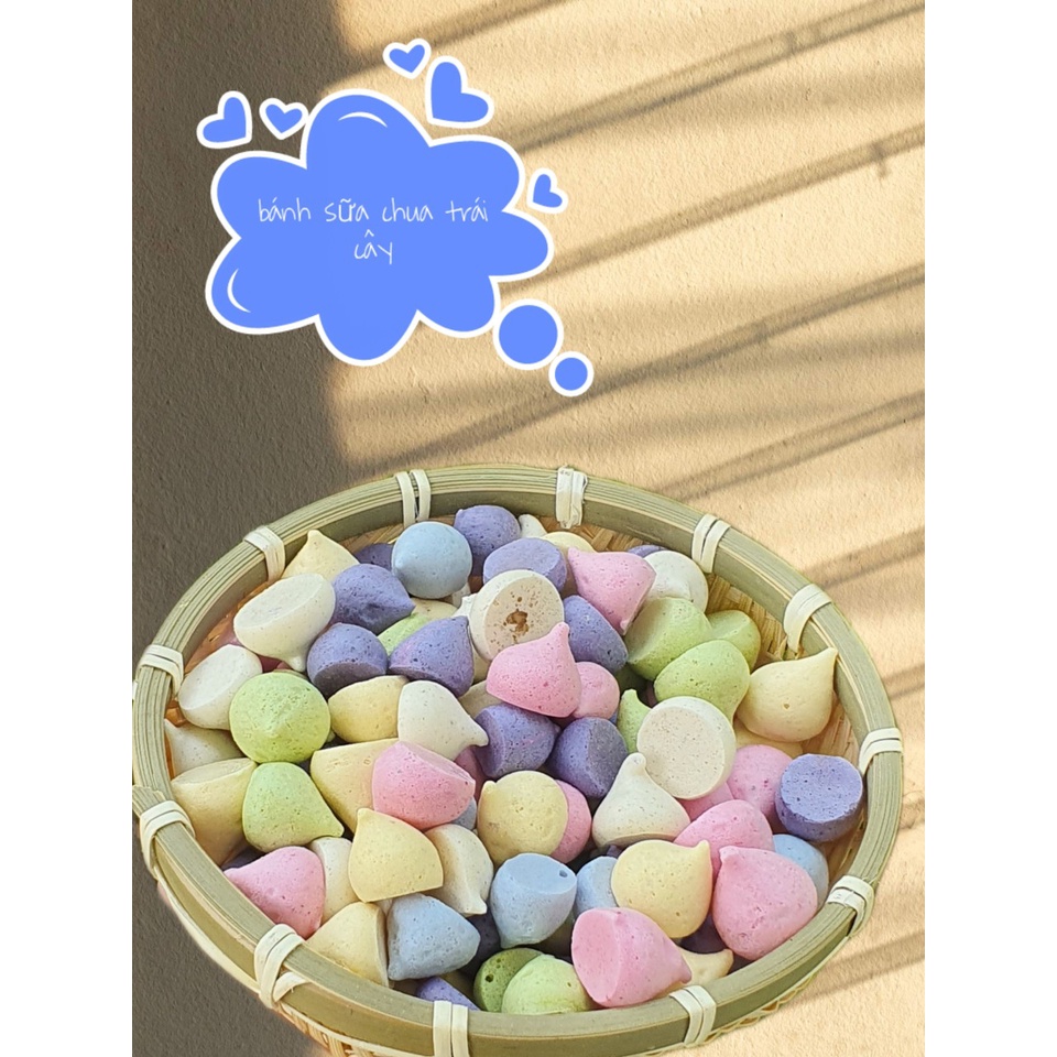 Bánh Ăn Dặm - Bánh Sữa Chua Khô Vị Trái Cây Cho Bé Từ 6 Tháng