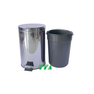 Thùng rác inox đạp chân 12 lít
