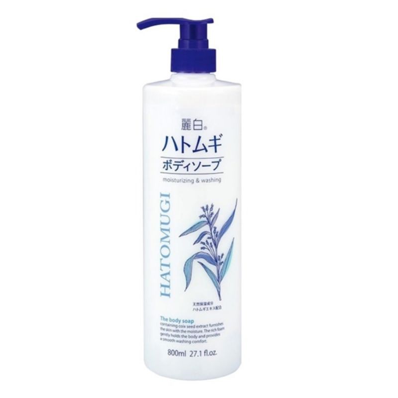 SỮA TẮM TRẮNG DA HATOMUGI NHẬT BẢN - chai 800ml