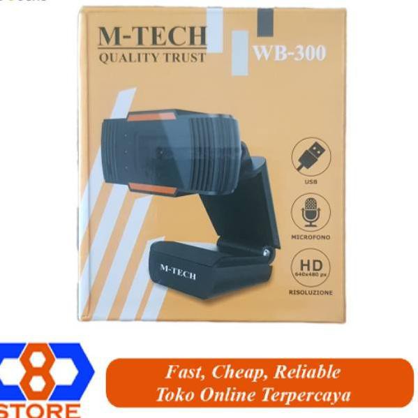 (Hàng Mới Về) Son Môi Trang Điểm Serbuuu... Webcam MTECH WB300 M-TECH WB-300 HD 480P | BigBuy360 - bigbuy360.vn