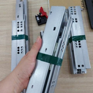 [xả kho] 1 bộ 2 ray âm giảm chấn mở toàn phần 250 mm