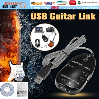 【Trong 24h gửi hàng】1.2M Cable USB Guitar Link kết nối đàn guitar với máy tính