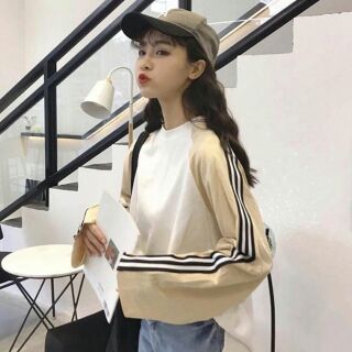 Thun tay raplan viền sọc