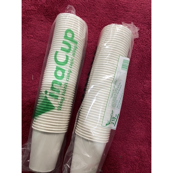 Sét 50 cốc dùng 1 lần 210ml an toàn sức khoẻ, tiện dụng, bảo vệ môi trường