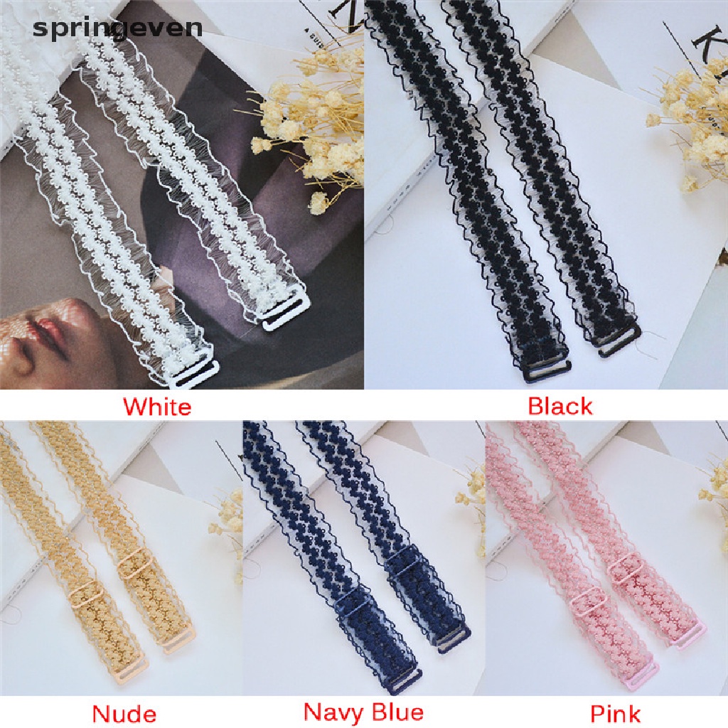 Dây Áo Ngực Vô Hình Phối Ren Hoa Có Thể Điều Chỉnh Cho Nữ