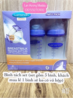 Bình sữa Lansinoh Momma 160ml núm ty siêu mềm