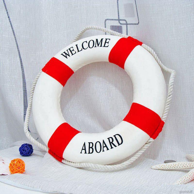 New Home Decoration Lifebuoy Wall Hanging Mural Swimming Ring Creative Cafe Craft Wall Decoration