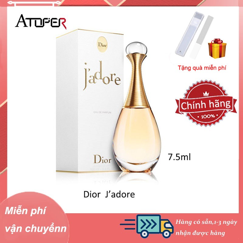 Nước Hoa Mini Nữ J'adore EDP Của Pháp Nắp Vặn 7.5ML [Hàng Chính Hãng]1