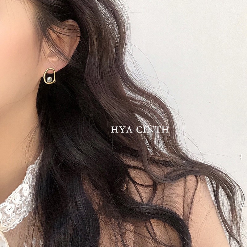 Đôi Bông Tai Đính Ngọc Trai Phong Cách Hàn Quốc Thời Trang C07