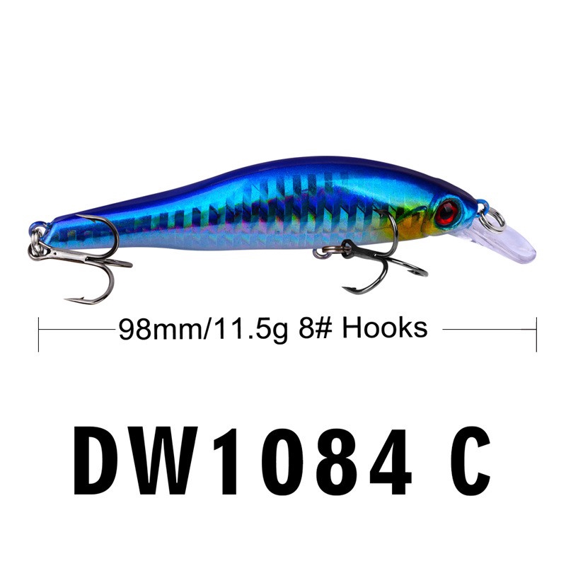 Mồi Giả Câu Cá Bằng Nhựa Cứng 11.5g/9.8cm