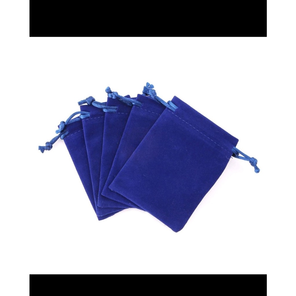 Túi nhung dây rút màu ngẫu nhiên 7x9cm, đựng tai nghe, phụ kiện, trang sức