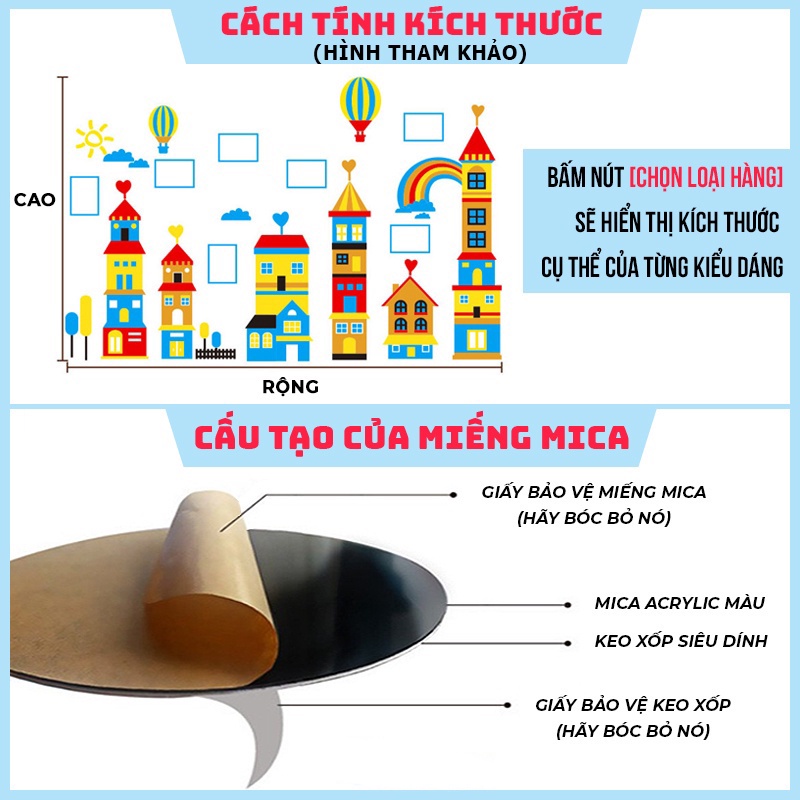 [Tranh Dán Tường Mica 3D] Sweet Home Trang Trí Phòng Bếp, Phòng Khách Nhà Ăn, Nhà Hàn