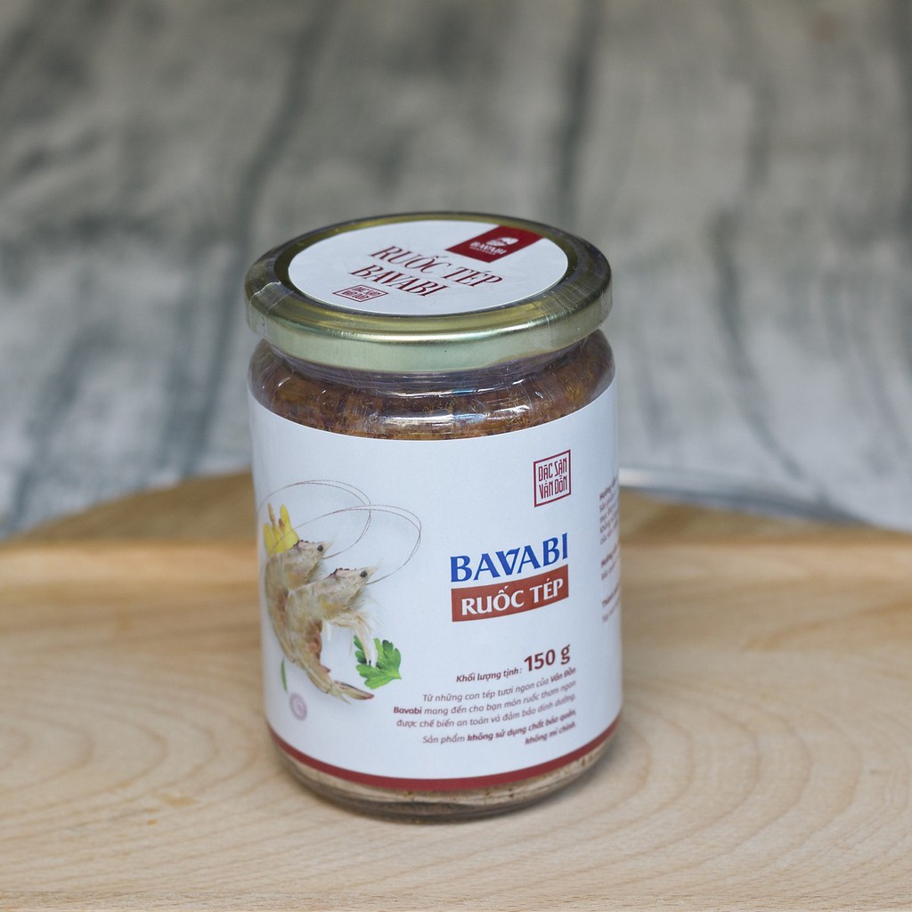 Ruốc tép Vân Đồn, đặc sản Vân Đồn, ruốc hải sản Quảng Ninh, lọ 150g