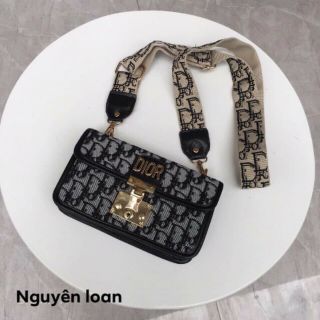 Diorr thổ cẩm 18cm dây bản lớn ảnh thật