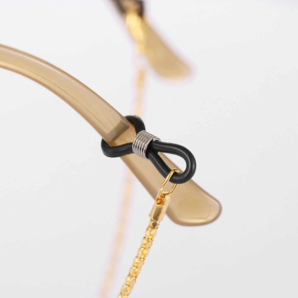 Dây Đeo Mắt Kính Bằng Kim Loại Chống Trượt Bền Bỉ Tùy Chỉnh 4 Màu Thời Trang Cho Nam Và Nữ