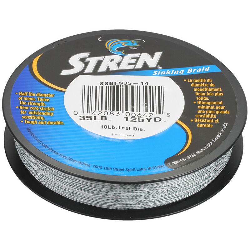 Dây Stren Sinking Braid 125YD 20LB/35LB