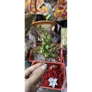 Cành quả sung Kim tuyến trang trí oản tài lộc, giỏ quà tết, cây thông noel, tt nhà