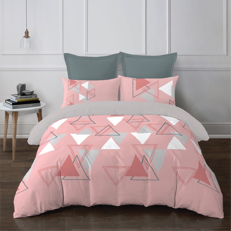 Bộ chăn ga áo gối Micro Satin NV Ellie 1m6x2m 1m8x2m +30cm