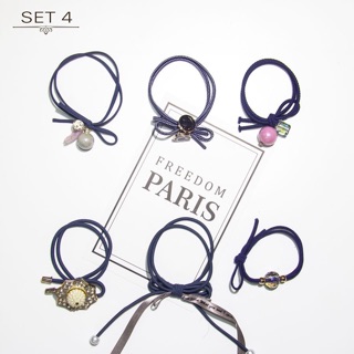Set 6 đồ cột tóc có 4 màu lựa chọn